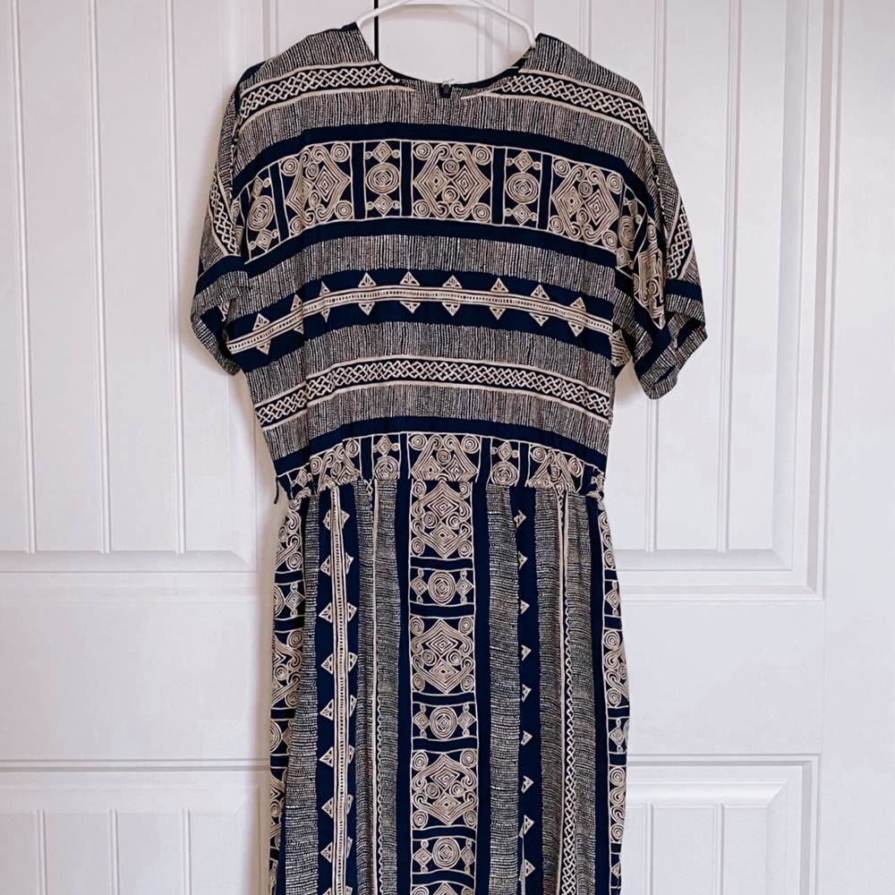Vintage 1980s Dorothy Samuel Bandana Print Dress